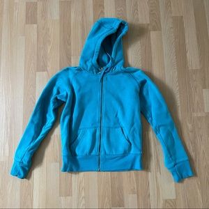 Song - Aqua Blue Zip Up Hoodie